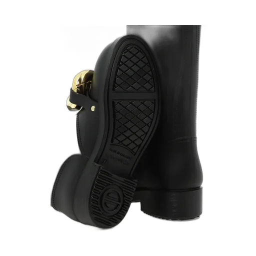 Biker Boots With Chain Detail