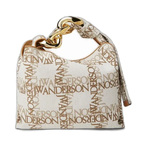 Logo Jacquard Shoulder Bag