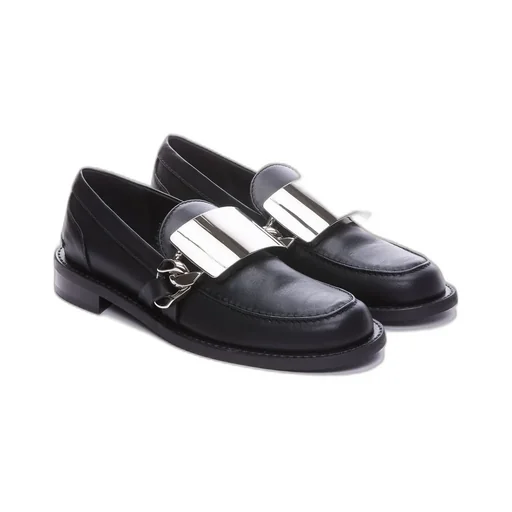 Loafers With Chain Detail