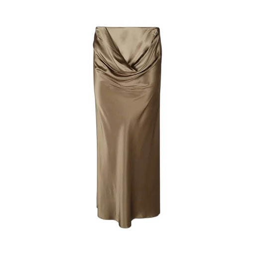 Draped Maxi Skirt