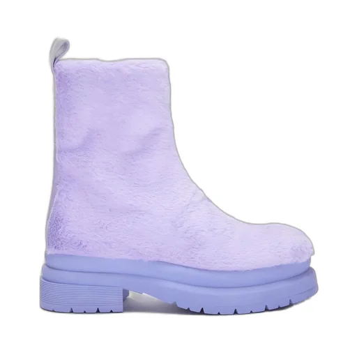 Fuzzy Platform Boots