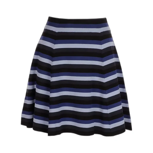 Striped A-Line Skirt