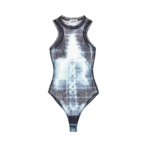 X-Ray Print Mesh Bodysuit