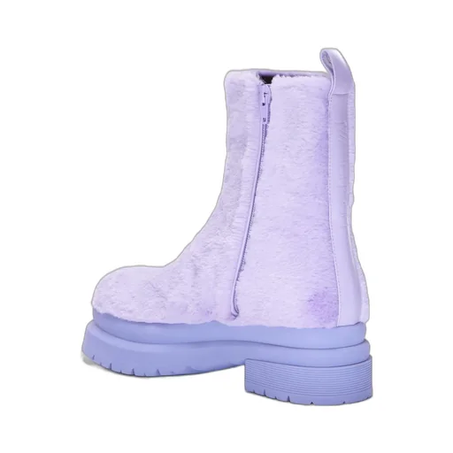 Fuzzy Platform Boots