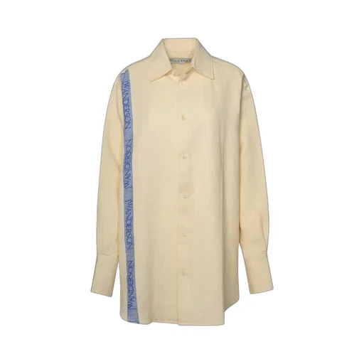 Oversized Shirt With Side Logo Tape