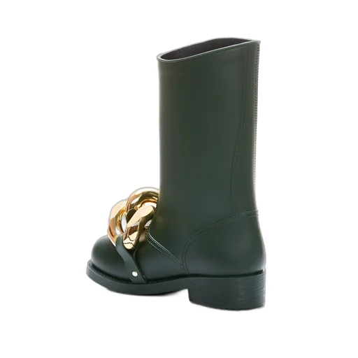 Tall Boots With Chain Detail