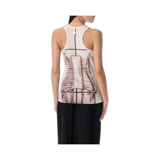 Corset Print Tank Top