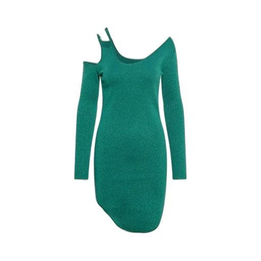 Asymmetrical Cut-Out Mini Dress