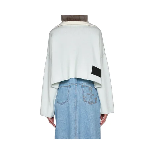 Cropped Half-Zip Sweater