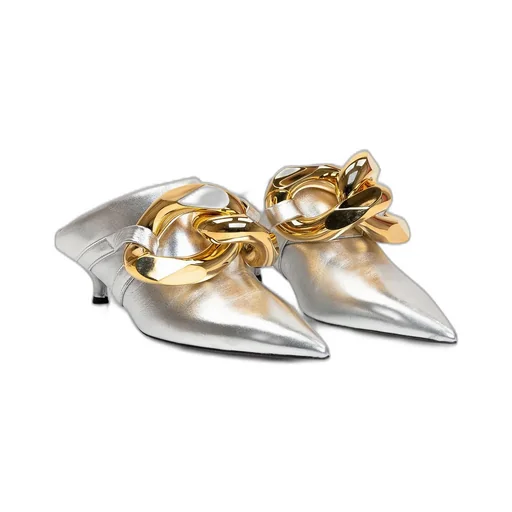 Mules With Chain Detail