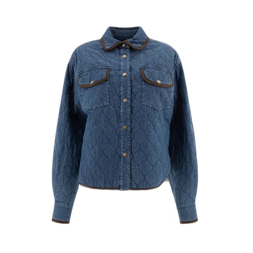 Quilted Denim Jacket