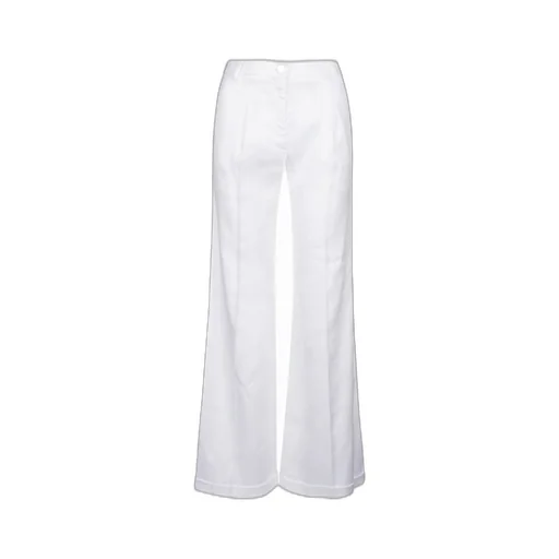High-Waisted Wide-Leg Trousers