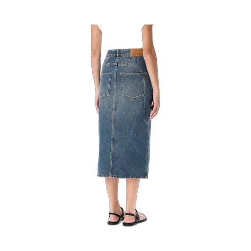 Denim Midi Skirt