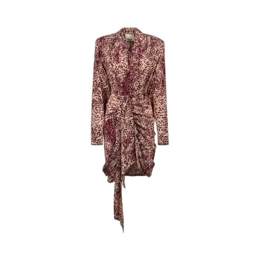 Printed Draped Dress
