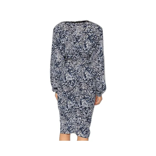 Ruched Zipper Dress