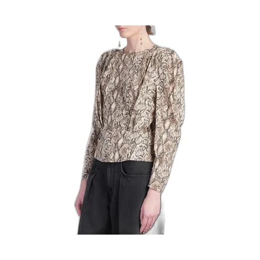 Serpent Print Top