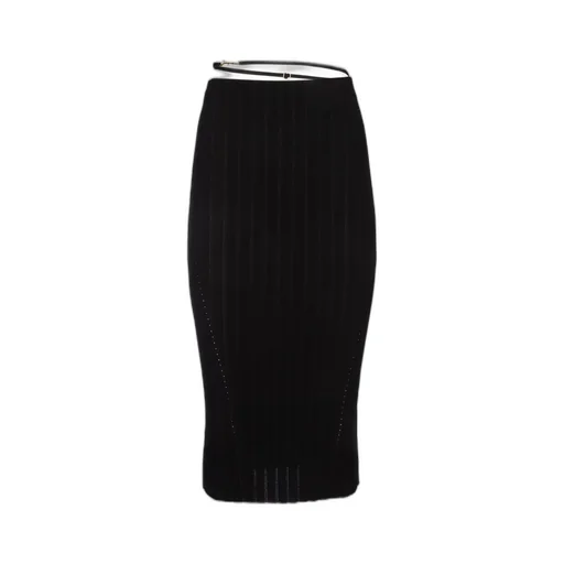 Ribbed Maxi Skirt