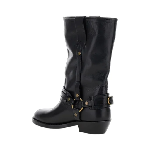 Tall Boots With Harness Detail