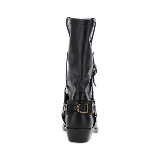 Tall Boots With Harness Detail