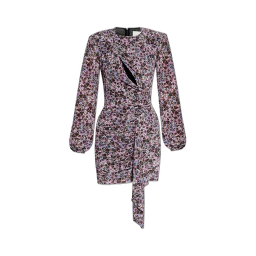 Floral Print Ruched Mini Dress