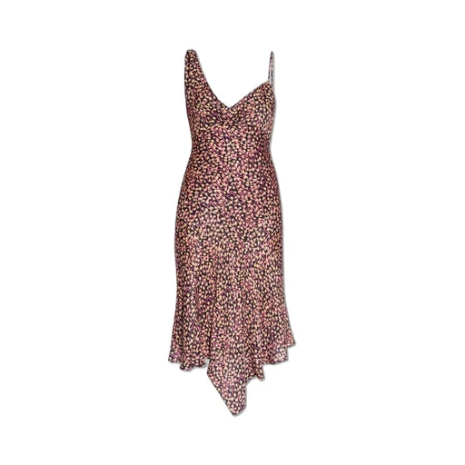 Asymmetric Hem Slip Dress
