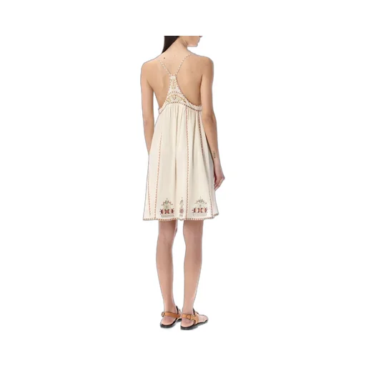 Embroidered Mini Dress