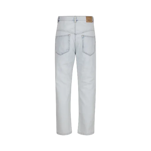 High-Rise Straight-Leg Jeans