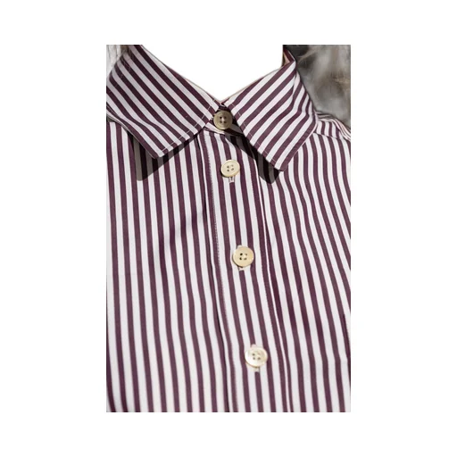 Striped Cropped Shirt