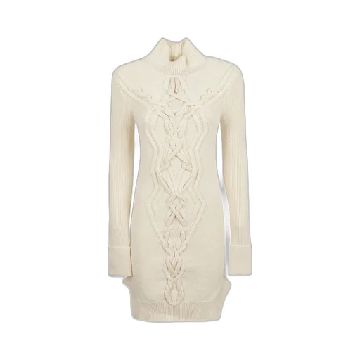 Turtleneck Cable Knit Dress