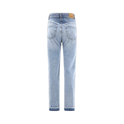 High-Waisted Straight Leg Jeans