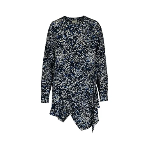Printed Wrap Dress