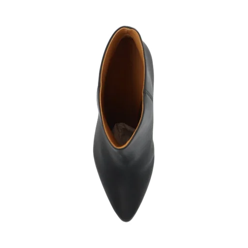 Pointed Toe Wedge Ankle Boots