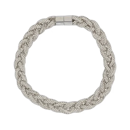 Braided Crystal Necklace