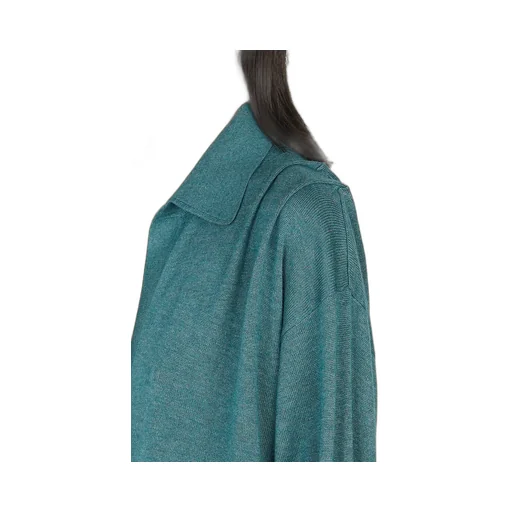 Asymmetric Polo Sweater