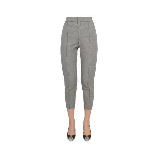 Houndstooth Cropped Trousers