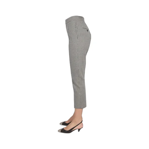 Houndstooth Cropped Trousers