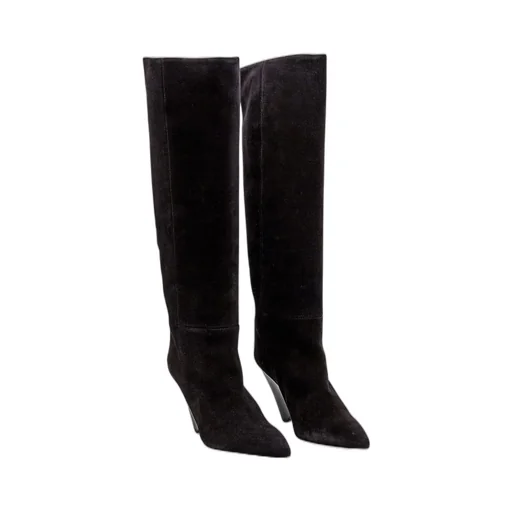 Knee-High Suede Boots