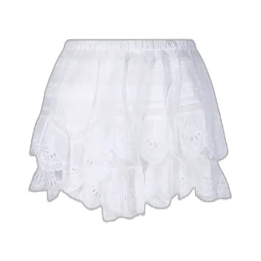 Tiered Lace Mini Skirt