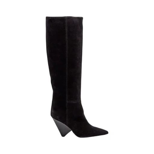 Knee-High Suede Boots