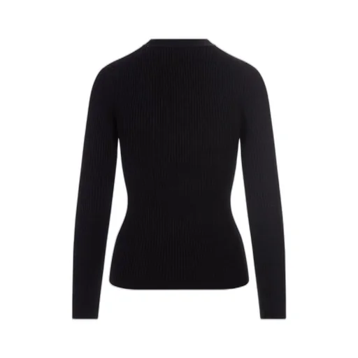 Ribbed Knit Cutout Top