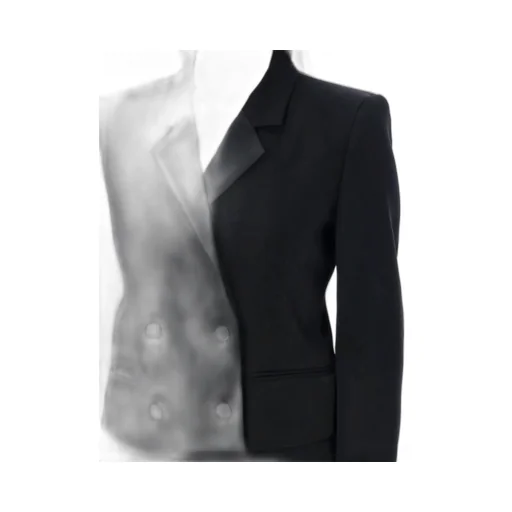 Double-Breasted Cropped Blazer