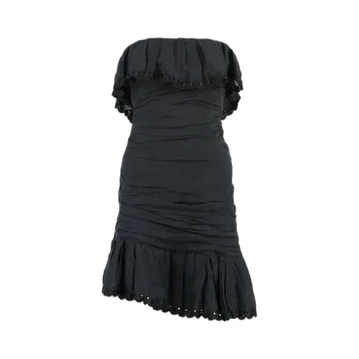 Strapless Ruffled Dress