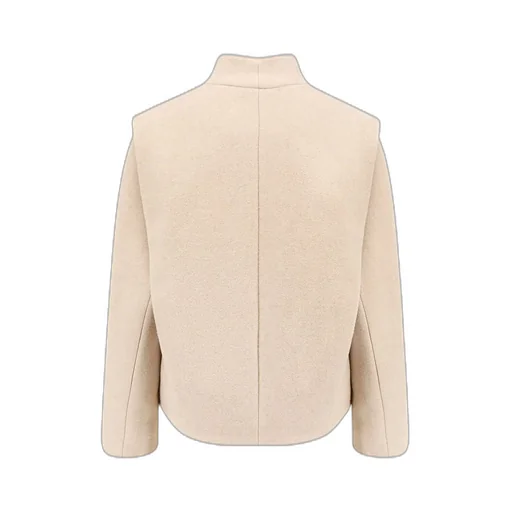 Wool Blend Cropped Jacket