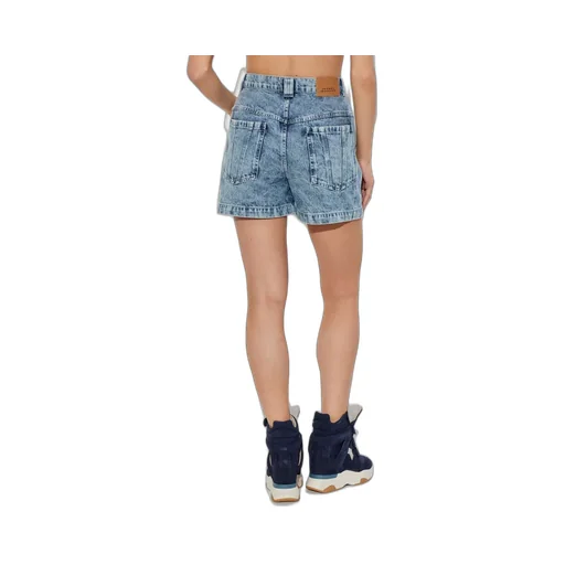 High-Waisted Denim Shorts