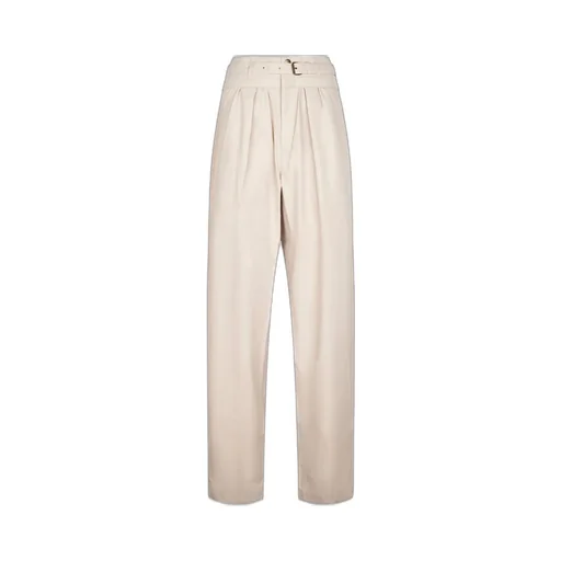 Pleated Wide-Leg Trousers
