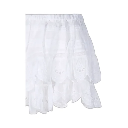 Tiered Lace Mini Skirt