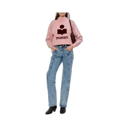 High-Rise Straight Leg Jeans