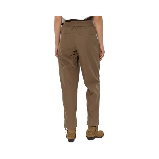 High-Waisted Pleated Trousers