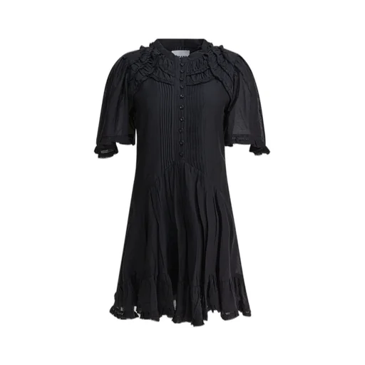 Ruffled Cotton Dress