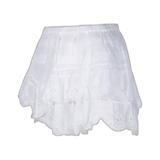 Tiered Lace Mini Skirt